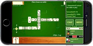 Playing Dominoes Live on iPhone