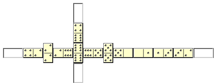 How to Play Dominoes with 2 players